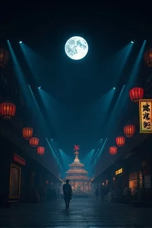 铃兰小馆竖版海报 木质餐桌与窗台的铃兰花